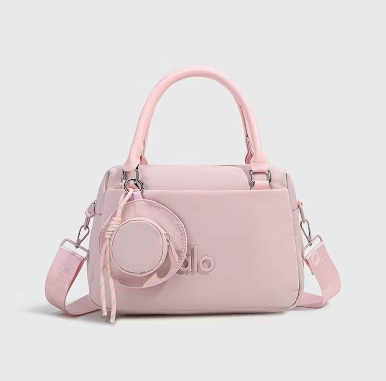 Sac bowling alo femme nylon sport avec pochette attachée
