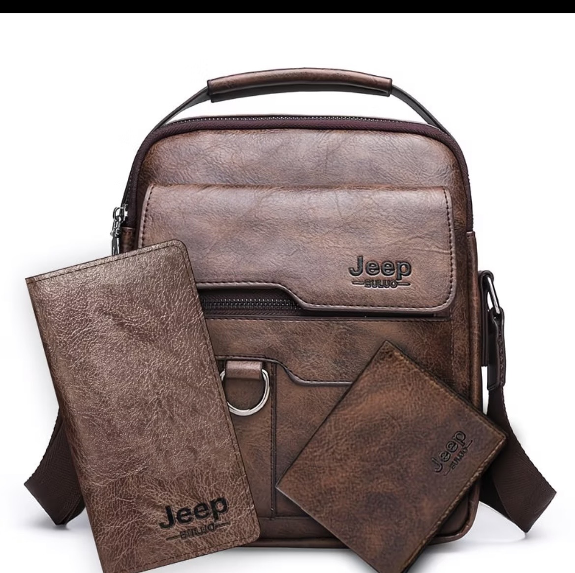 Sacoche bandoulière (Sac messager) Portefeuille long vertical (Porte-chéquier) Portefeuille pliable classique