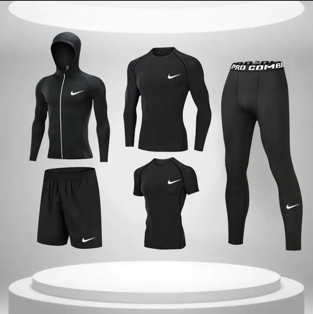 Pack Sport 5 pièces Nike Pro - Ensemble Compression Homme