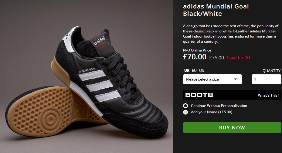 Bottines Adidas MUNDIAL GOAL INDOOR