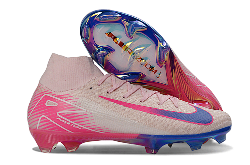 Bottines Nike Air Zoom Mercurial Superfly IIX Elite FG — bleu / blanc