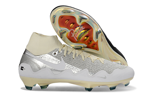 Bottines Nike Air Zoom Mercurial Superfly IIX Elite FG — blanc / noir