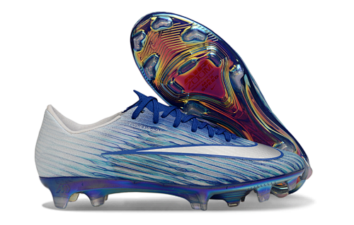 Bottines Nike AIR Zoom Mercurial Vapor Elite FG — bleu / blanc