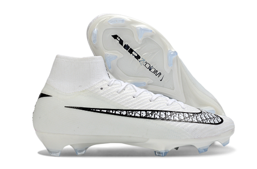 Bottines Nike Air Zoom Mercurial Superfly IIX Elite FG — blanc / noir
