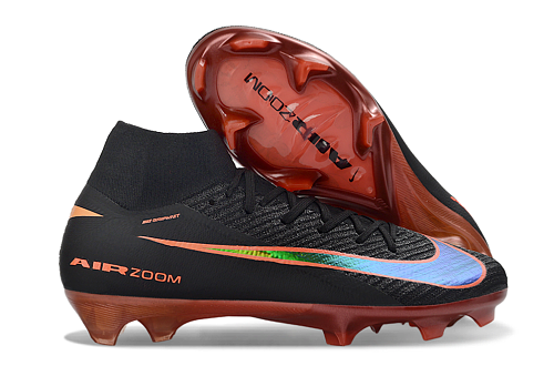 Bottines Nike Air Zoom Mercurial Superfly IIX Elite FG — noir / orange
