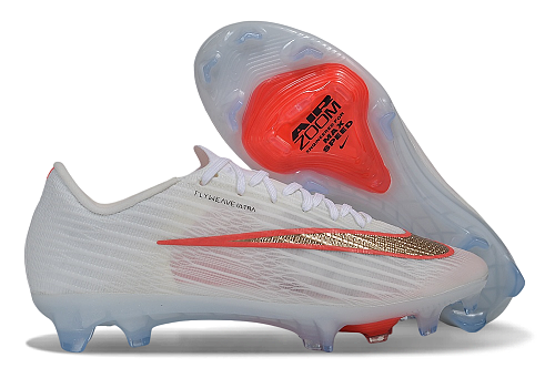 Bottines Nike AIR Zoom Mercurial Vapor Elite FG — blanc / orange