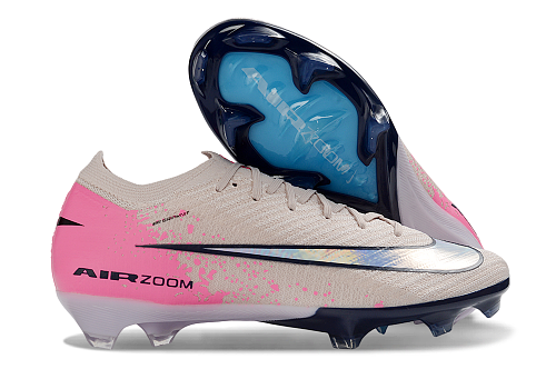 Bottines Nike AIR Zoom Mercurial Vapor Elite XXV FG — blanc / rose
