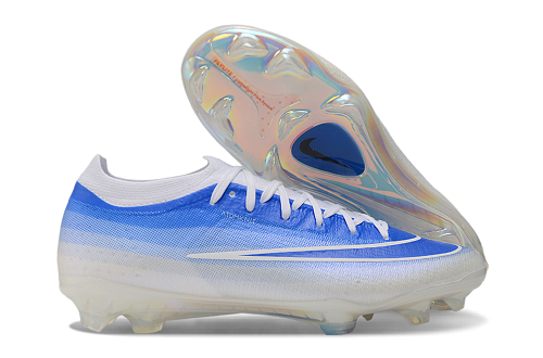 Bottines Nike Mercurial Vapor XVII Elite FG — bleu / blanc