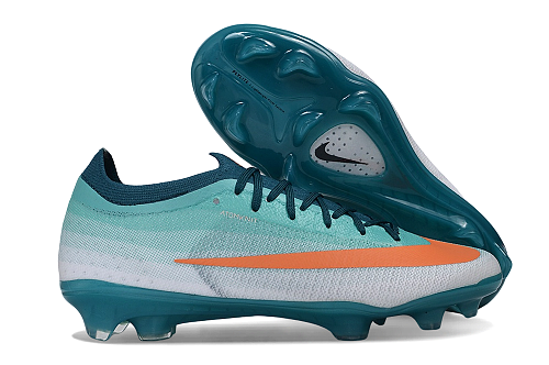 Bottines Nike Air Zoom Mercurial Superfly XI Elite FG — blanc / jade / orange