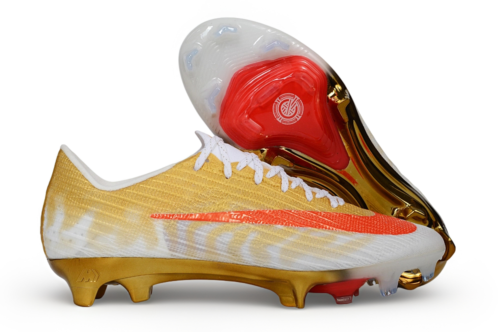 Bottines Nike AIR Zoom Mercurial Vapor Elite FG — or / rouge